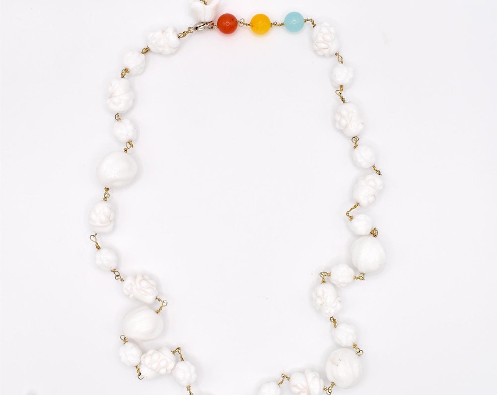 Candy Cloud Necklace (White)