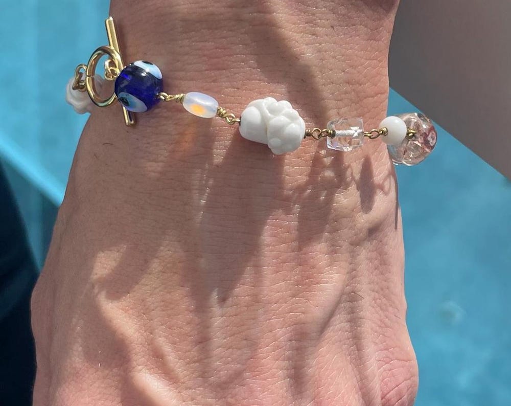 Mystery Bracelet Sand (White)